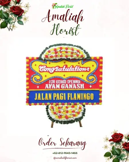 Sewa Papan Bunga Obi Timur